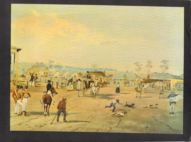 C3611 Australia Art North Tce Adelaide by ST Gill Art Gallery of SA postcard