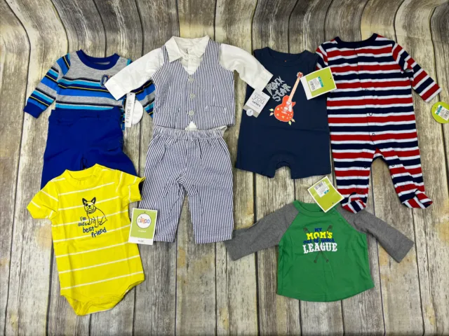 Circo Carters Baby Boy 3 Months Mixed Lot Clothes New With Tags