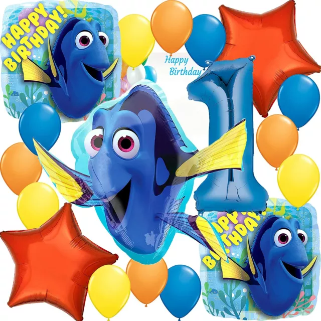 Finding Dory Party Supplies Character Balloon Decoration Bouquet 1st Birthday