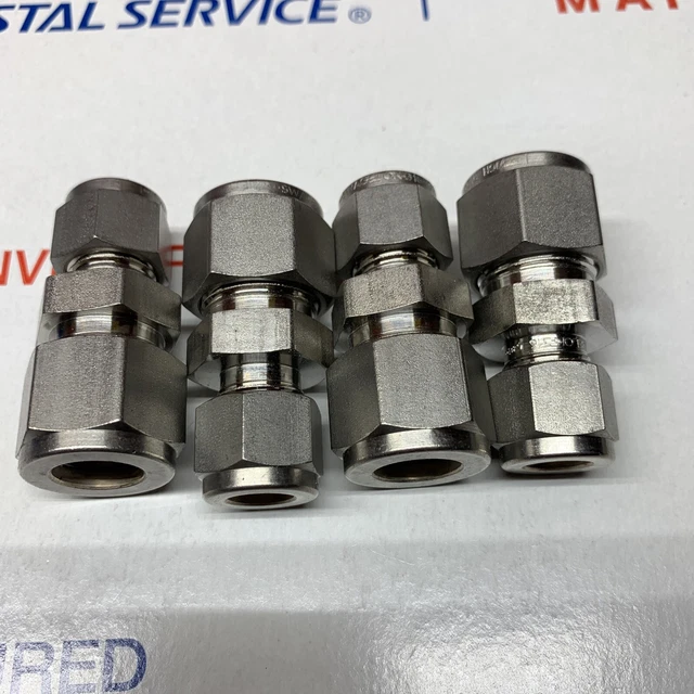 New Swagelok SS-810-6-6 1/2” x 3/8” Stainless Steel Union