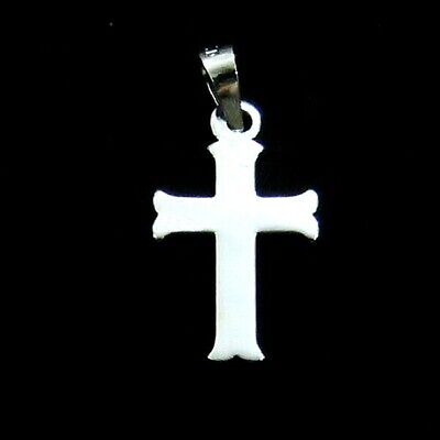 925 Argent Sterling Sainte Jésus Croix Pendentif Breloque Bijoux pour Unisexe