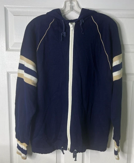 1960's/70's Vintage Kings Road Sears Men  Zip Up Jacket Sweater SZ L