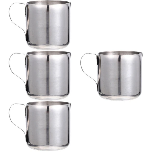 4 PIEZAS Jarra de vapor de leche de acero inoxidable espesor de leche para cocinas domésticas - gadget