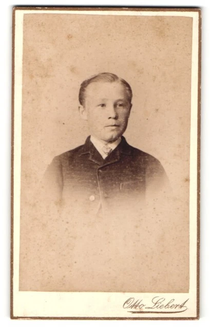 Fotografie Otto Liebert, Holzminden, Mann mit Anzug und Krawatte