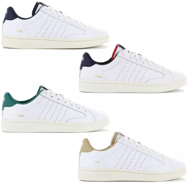 K-Swiss lozan Club Lth Uomo Pelle Sneaker Scarpe da Ginnastica Casual Nuovo