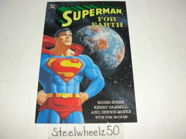 Superman For Earth #1 Comic DC 1991 Prestige One Shot Roger Stern Kerry Gammill