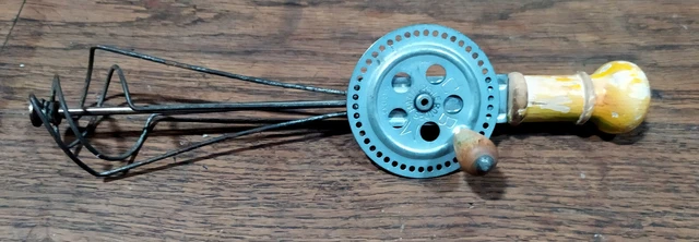 Lot De 3 Batteurs Manuels Anciens En Inox - France Et Angleterre, Occasion Opérationnels