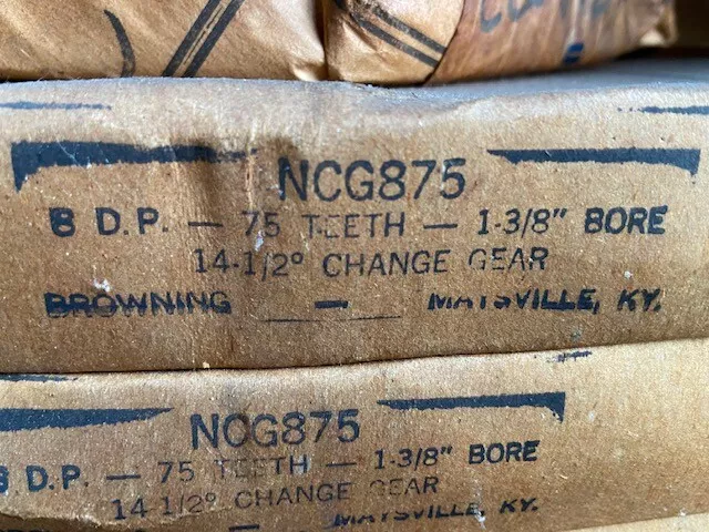 Browning NCG875 Change Gear