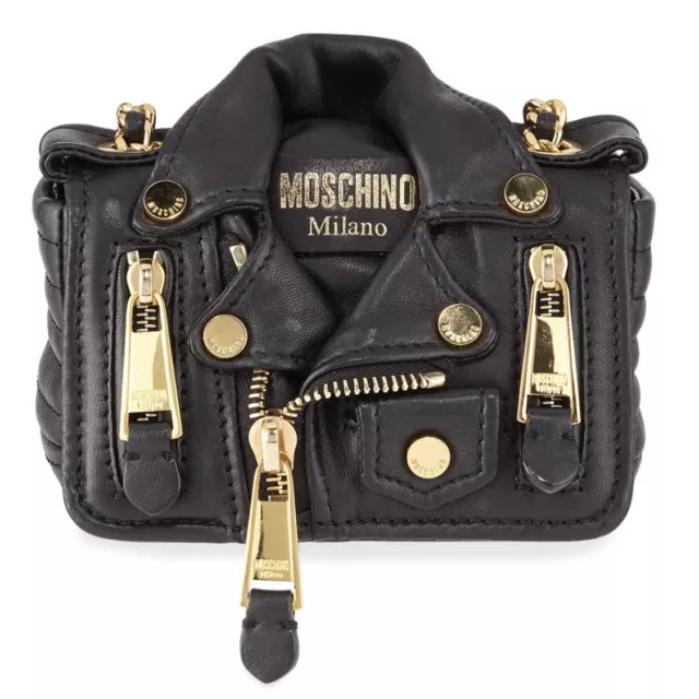 Moschino H&M Leather Biker Jacket Shoulder Bag DS Sealed Bag