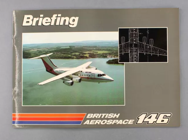 Britische Aerospace Bae 146 Informing Hersteller Verkaufsbroschüre Sitzkarten