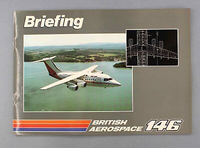 British Aerospace Bae 146 Briefing Manufacturers Sales Brochure Seat Maps