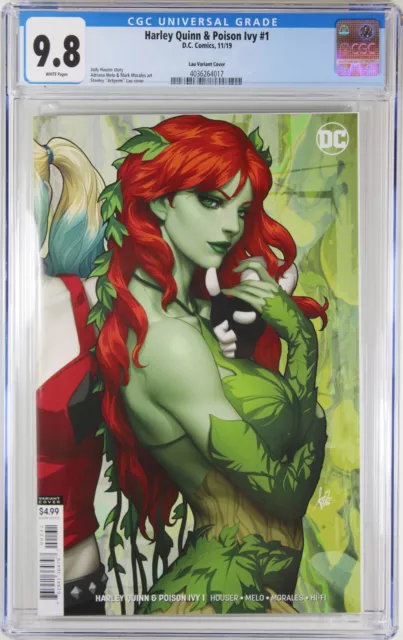 Harley Quinn & Poison Ivy #1 (Stanley Lau Ivy Variant) ~ Cgc Graded 9.8 Nm/M