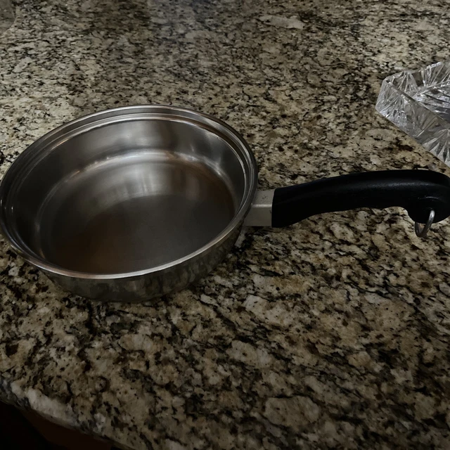 Saladmaster 9" Skillet Fry Pan 18-8 Tri Clad Stainless Dallas Texas No Lid Saladmaster 9" Skillet Fry Pan 18-8 Tri Clad Stainless Dallas Texas No Lid