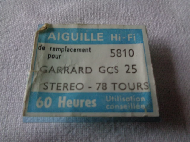 Saphir (Aiguille) Universel Pour Platine Vinyle - Type GARRARD GSS 1 - 5811 Zafira
