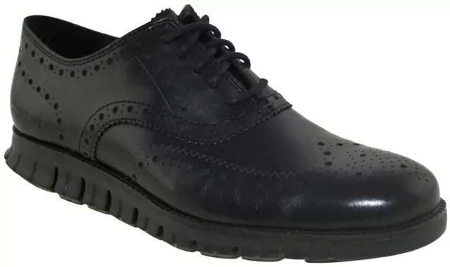 Cole Haan Men's ZeroGrand Wingtip Oxford Black Style C20719