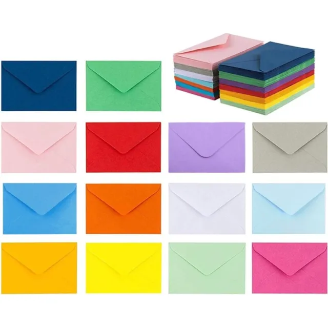 10PCS/pack Colorful Envelopes Paper Retro Blank Paper Envelopes Wrap Cards