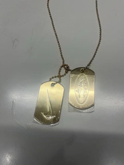 NIKE X CORTEIZ Dog Tag Necklace £31.90 - PicClick UK