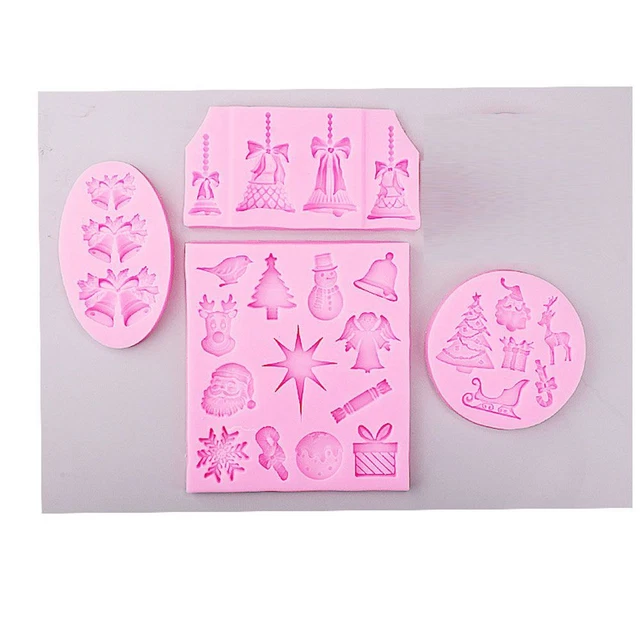 Anhänger des Baumes Hängende Tags Christmas Mold Silikon Xmas Resin Molds