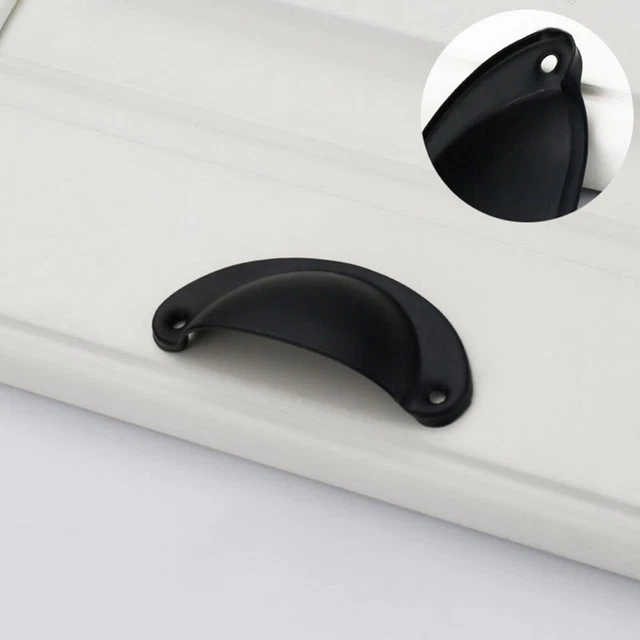 10 Pcs Kitchen Hardware Accessory Metal Handle Cabinet Drawer Pulls Shell 7