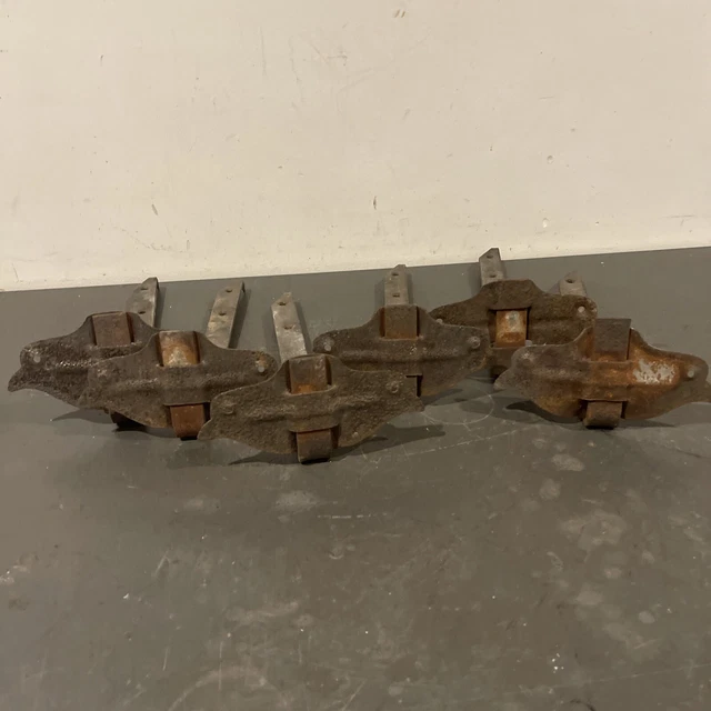 Vintage 6 Rare Roof Snow Birds Architectural Salvage Snow Guards Sparrow Hooks
