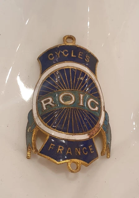 Ancienne Plaque Vélo Cycle Enomis – Plaque Métal Vintage Cyclisme Collection