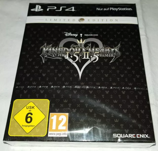 Kingdom Hearts HD I.5 + II.5 ReMIX Limited Edition Sony Playstation 4  1.5 + 2.5