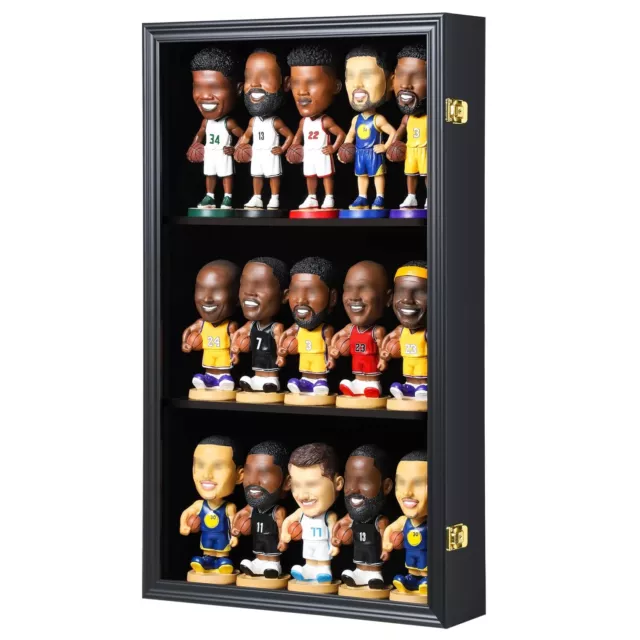 Bobblehead Display Case Action Figure Display Case Bobble Head Shadow Box Wal...