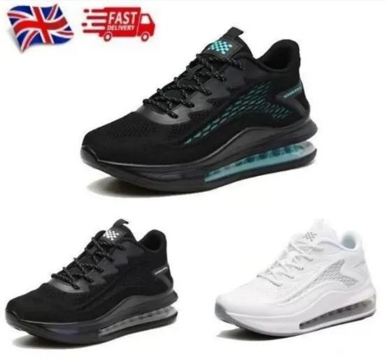 Mens Womens Sports Athletic Running Shoes Casual Sneakers Gym Trainers Size UK