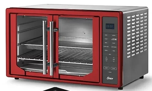 OPEN BOX Oster Digital French Door Air Fry Countertop Oven 1700 Watt  TSSTTVFDDAF