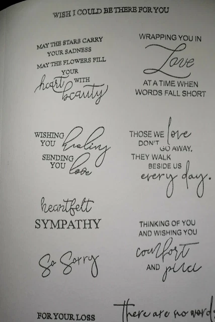 10 klare Silikon Briefmarken Sympathie Gefühl Worte Kartenherstellung Sammelalbum Journal 2