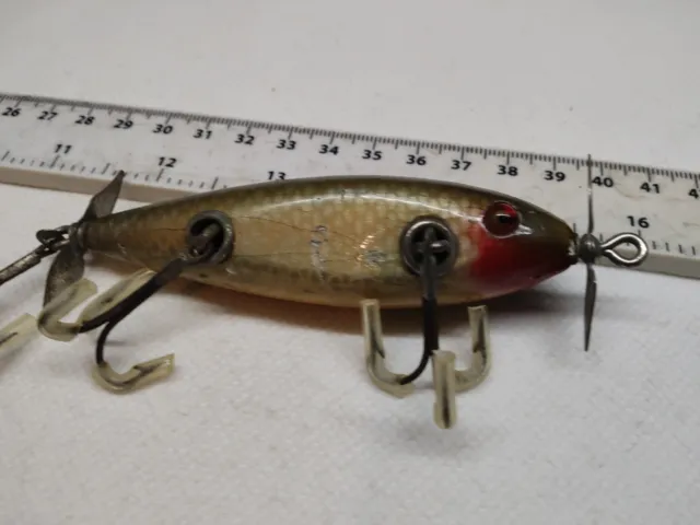 TOP QUALITY,OLD SCHOOL, Fred Arbogast-Hula Popper-Pike,Trout,Chub