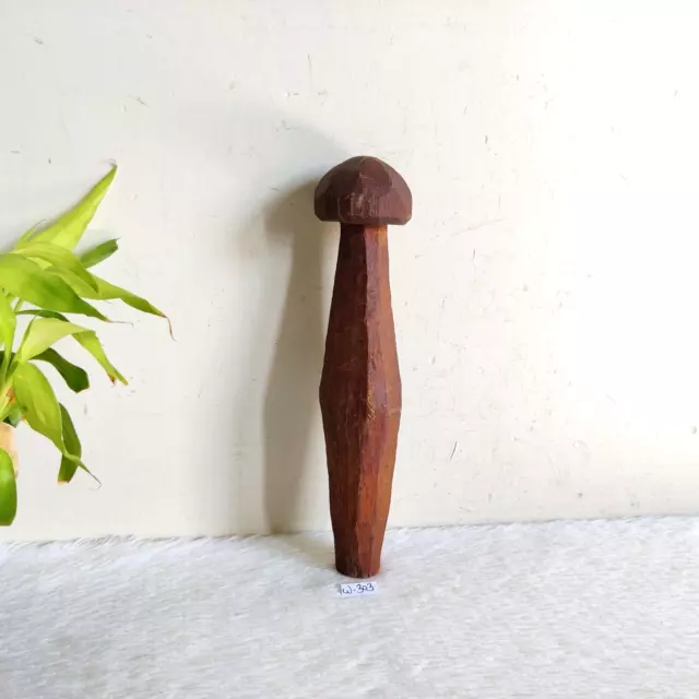 Vintage Old Handcrafted Wooden Wall Hook Hanger Rare Decorative Collectible W303