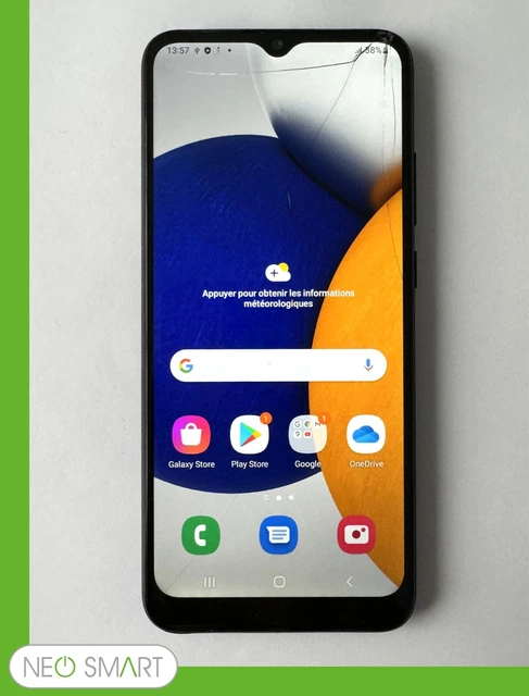 SMARTPHONE - SAMSUNG A03 - SM-A035G/DSN - 64 GO - Vitre écran cassée ...