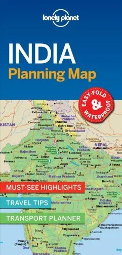 Lonely Planet India Planning Map by Lonely Planet 9781787014572 | Brand New