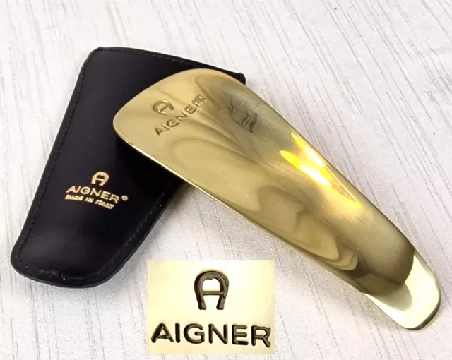 Vintage Aigner Chausse-Pied 1980er Années P579