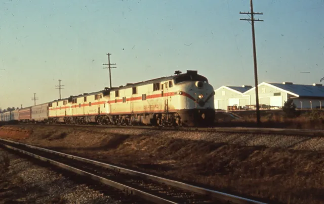 Duplicate  Train Slide Seaboard E-7 #3032 01/1960   Raleigh N Carolina
