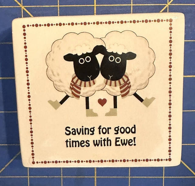 Cute Coin Bank for your Favorite Lesbian, PRIDE! Saving For Good Times With Ewe!
