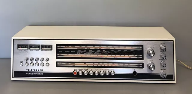 TELEFUNKEN Concertino 201 Hifi Am/Fm Stéréo Récepteur Radio #R2