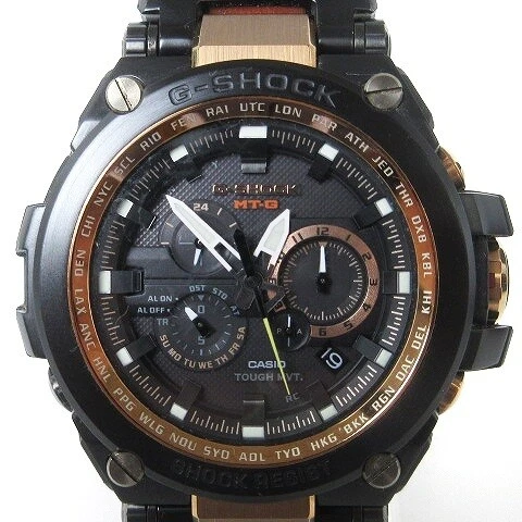 CASIO SHOCK CASIO G SHOCK MT G Watch Analog Radio Solar Chronograph MTG S1000B