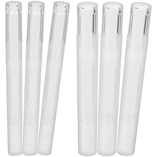6 un. bolígrafos de aceite para uñas contenedores de brillo labial bolígrafos de aceite para uñas vacíos herramienta de arte en uñas