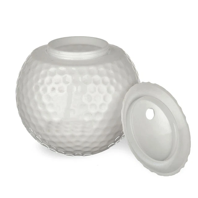 Couvercle Abat-jour Sphérique PE Blanc - 15cm, Remplacement Pour Lampadaire, Design Artistique Intérieur/extérieur
