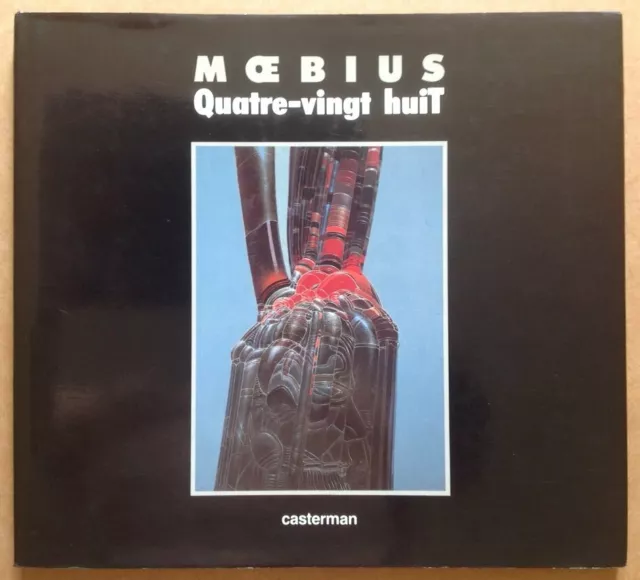 Moebius Quatre-Vingt huit Belle Dédicace 88 éo 1990 Art Book Jaquette Rare Album