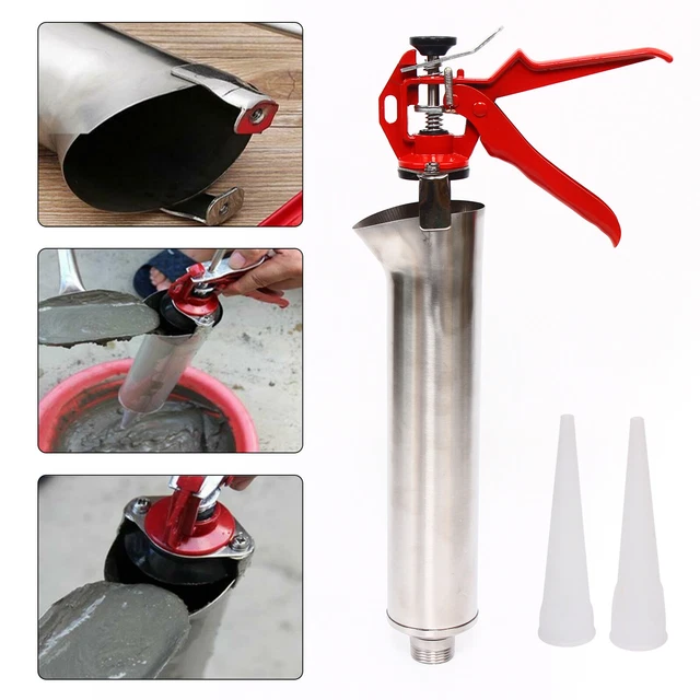 CEMENT GROUT MORTAR Caulk Pointing Grouting Gun Stainless Steel