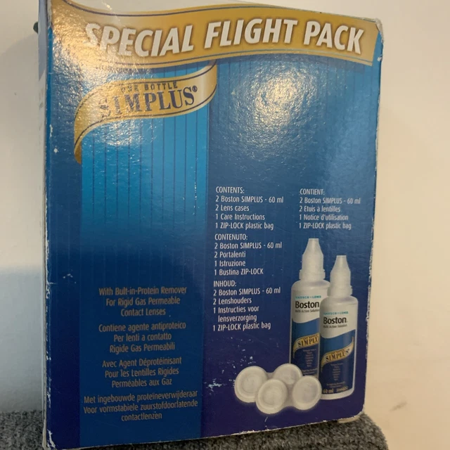 BOSTON SIMPLUS MULTI-ACTION Solution Special Flight Pack 2 x60ml NEW £ ...