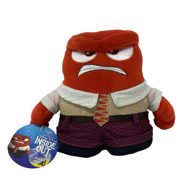 ANGER INSIDE OUT Disney Pixar Tomy Plush Toy 6” £18.56 - PicClick UK
