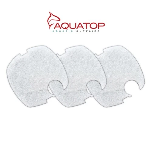 Aquatop CF300 Replacement Fine White Filter Pad Set for Fish Tank Canister
