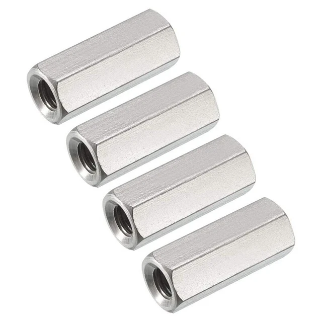 4 PZ M6 X 1 Passo 25 Mm Lungo nel Acciaio 304 Metrico Esagonale Prigio M6Q2