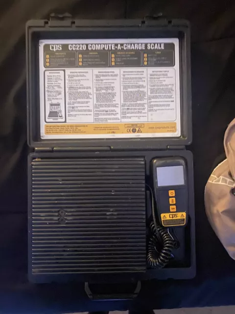 CPS Compute-A-Charge Refrigerant Charging Scale CC220 220lb