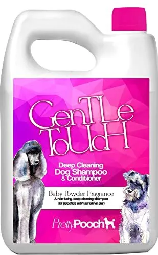 Pretty Pooch® Gentle Touch Dog Shampoo & Conditioner - 2 Litres (Baby Powder