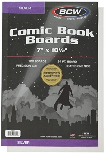 Backing Boards, 7 x 10 1/2", Silver